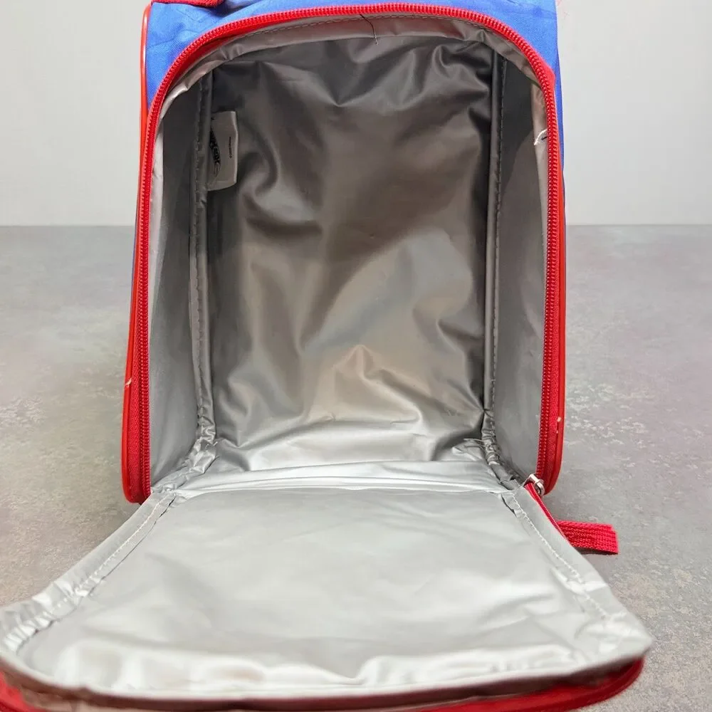 Hot Wheels Race Car Insulated Lunch Bag Blue Red 3D Pop Up #25